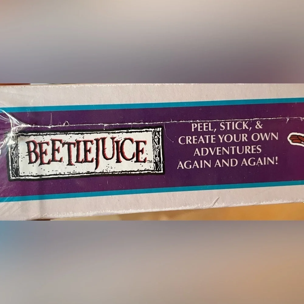 NIB Beetlejuice Clingers Peel and Stick - Collectible Item